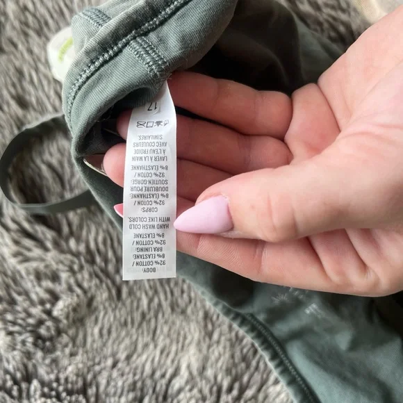 Gray Strappy Aerie Tank Top - Picture 7 of 7